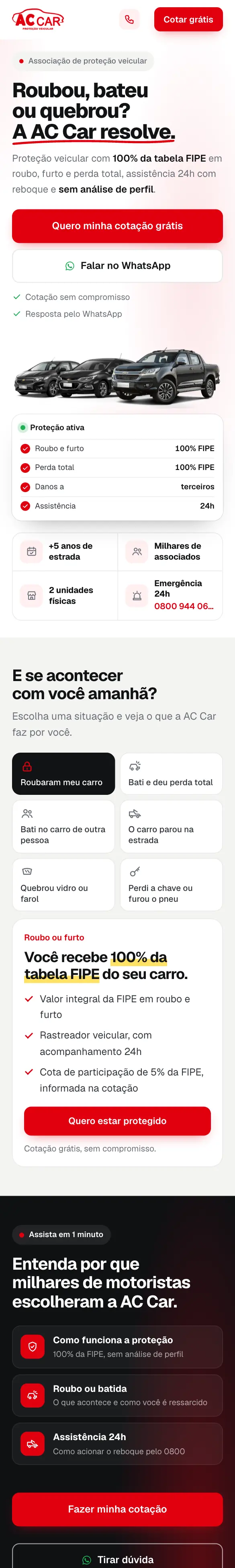 Página AC Car
